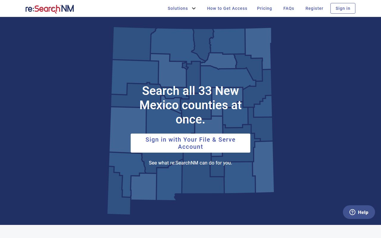 Sierra County court records reSearchNM portal